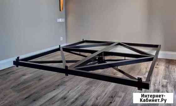 Кровать лофт из профильной трубы Санкт-Петербург
