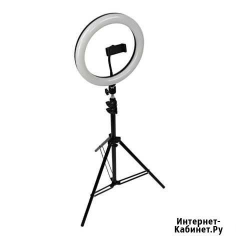 Кольцевая лампа со штативом LED light D36 см J155 Нижнекамск - изображение 1