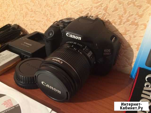 Профессиональный фотоаппарат Canon EOS 600D Пермь - изображение 1