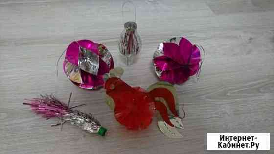 Гирлянда (елочные игрушки) СССР Калуга