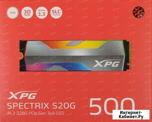 SSD M.2 накопитель A-Data XPG spectrix S20G 500gb Сочи - изображение 1