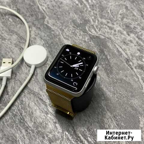 Apple Watch 3 42mm Серебро (Около идеальные) Мурманск - изображение 1