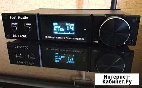 Усилитель D класса 2.1 SUB DAC цап 24бит/192к Москва - изображение 1