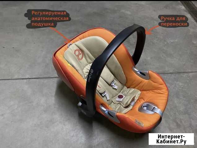 Автокресло Cybex Aton Q+База isofix+аксессуары Обнинск - изображение 1