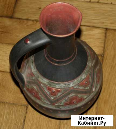 Керамический кувшин ручной работы, Армения. 1974г Ялта - изображение 1
