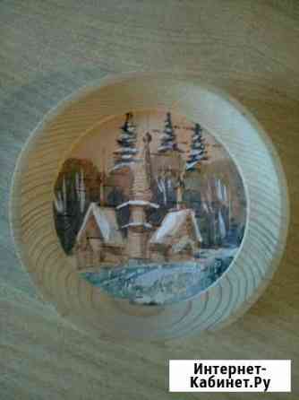 Картинка из дерева и коры Омск