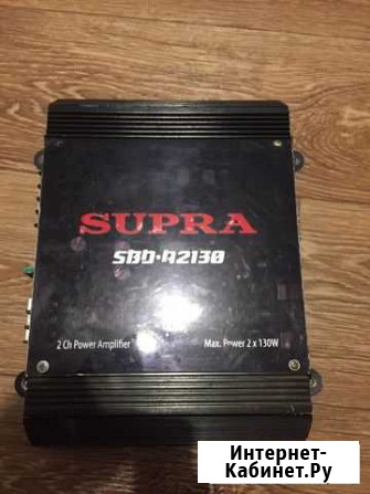 Усилитель Supra 2х канальный Казань - изображение 1