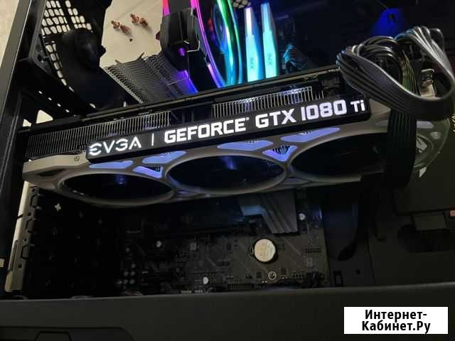Evga GTX 1080ti 11G FTW3 + водоблок Аргун - изображение 1