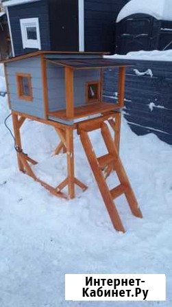 Домик для собак, кошек уличный, теплый с подогрево Санкт-Петербург - изображение 1