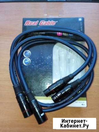 Кабель межблочный Real Cable XLR 128 1m Краснодар - изображение 1