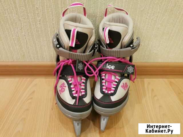 Коньки детские K2 charm ice 29-34 Мурмаши - изображение 1