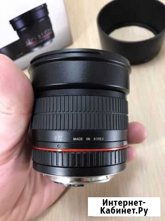 Samyang 85mm f 1.4 canon с чипом Курск - изображение 1