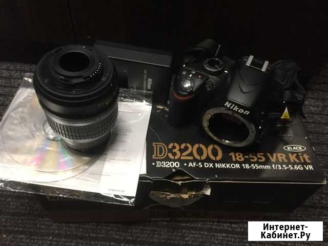 Nikon D3200 kit 18-55 (10036) Омск - изображение 1