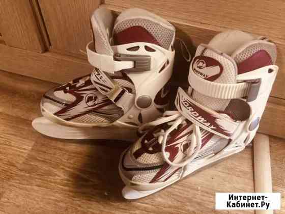 Коньки раздвижные nordway размер 29-33, 20-22 см Пермь