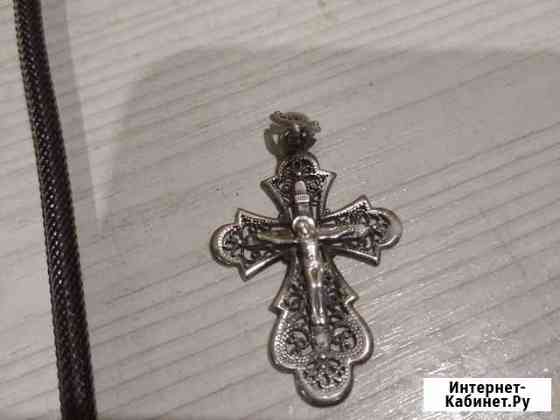 Серебряный крест мужской Киров