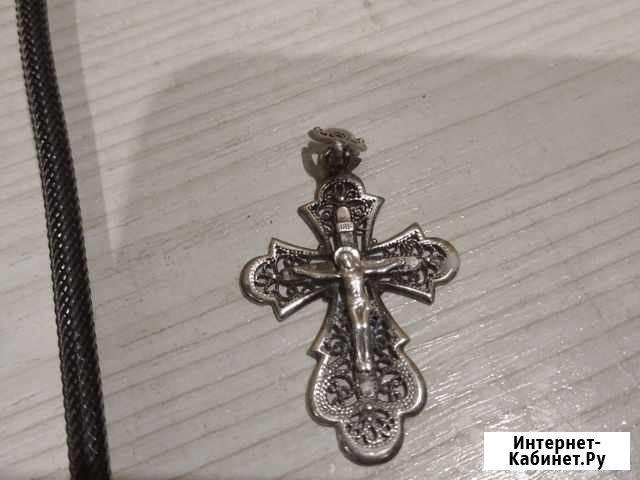 Серебряный крест мужской Киров - изображение 1