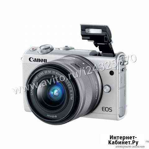 Фотоаппарат Canon EOS M100 WH 15-45 Калининград