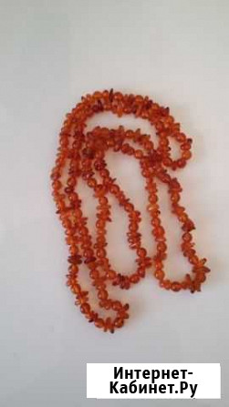Бусы янтарные, винтаж СССР Симферополь - изображение 1