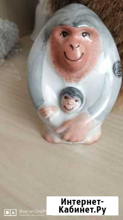 Керамическая фигурка обезьянка Ярославль - изображение 1