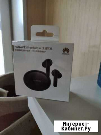 Наушники Huawei freebuds 4i, новые, чёрные Вологда - изображение 1