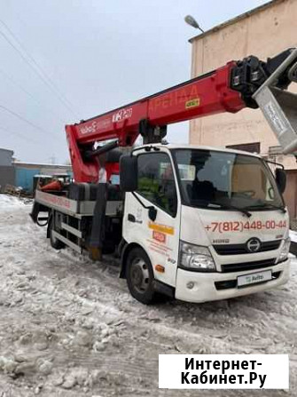 Автовышка socage 28 м на базе Хино 300 Санкт-Петербург - изображение 1