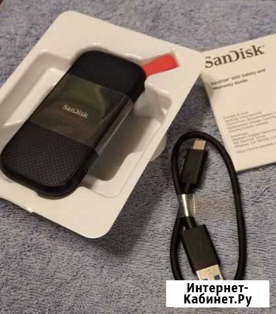 Жёсткий диск SanDisk Portable SSD E30 1TB, новый Москва - изображение 1