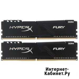 Оперативная память Kingston HyperX fury Black 16 г Благовещенск - изображение 1