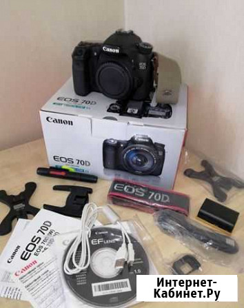 Зеркальный фотоаппарат Canon EOS 70D Body Улан-Удэ - изображение 1