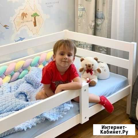 Кровать с бортом для детей Саранск - изображение 1