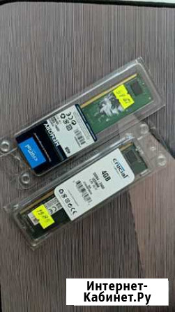 Оперативная память 2 по 4 GB Crucial DDR4 2400MHZ Калининград - изображение 1