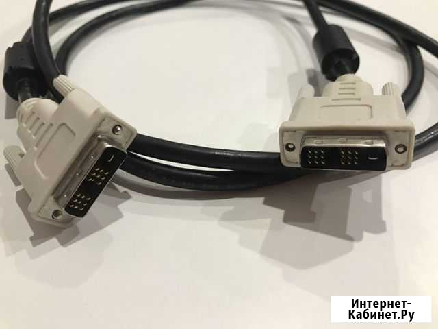 Кабель dvi на dvi белый Ульяновск - изображение 1