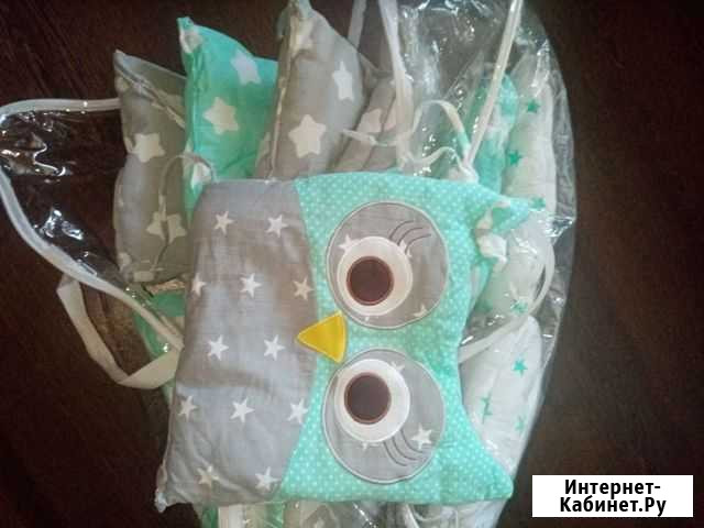 Бортики в детскую кроватку бу Воронеж - изображение 1