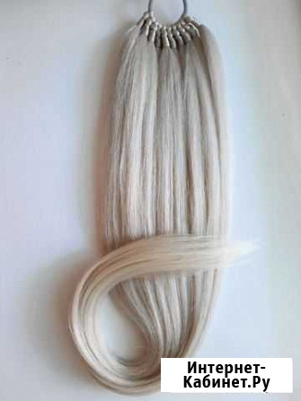 Хвост на резинке съемный пепельный блонд Тула - изображение 1