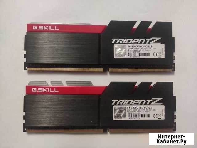 Память G.Skill trident Z Ddr4 8Gb(4х2) 3200 MHz Пермь - изображение 1