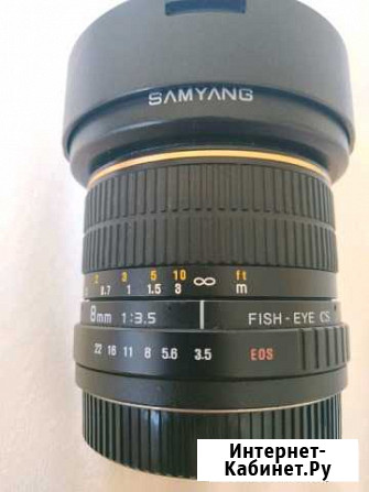 Samyang 8mm f3.5 fish-eye cs Симферополь - изображение 1
