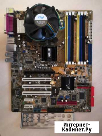 Материнская плата Socket 775 + Pentium 4 + кулер Владимир - изображение 1