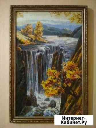 Картина вышитая крестом 60*40 Киров