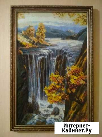Картина вышитая крестом 60*40 Киров - изображение 1
