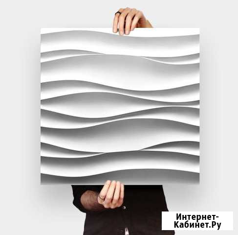 Декоративно гипсовая 3d / 3 D панель Черное - изображение 1