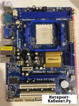 Материнская плата ASrock n68 s3 ucc Лебяжье - изображение 1