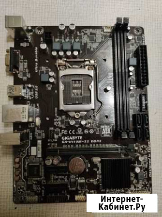 Материнская плата gigabyte GA-H110M-S2 Саки - изображение 1
