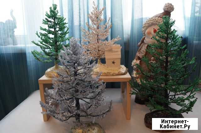 Деревья из бисера. Подарки на Новый год Оренбург - изображение 1