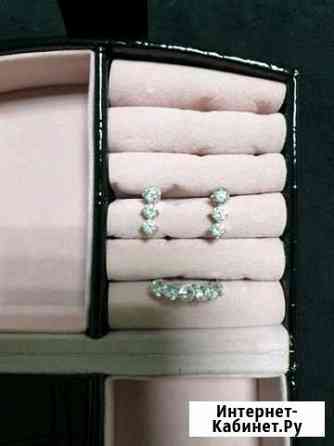 Серьги и кольцо 925 Тула