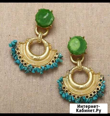 Серьги винтажные Астрахань - изображение 1