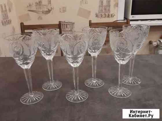 Хрустальные фужеры СССР Владимир