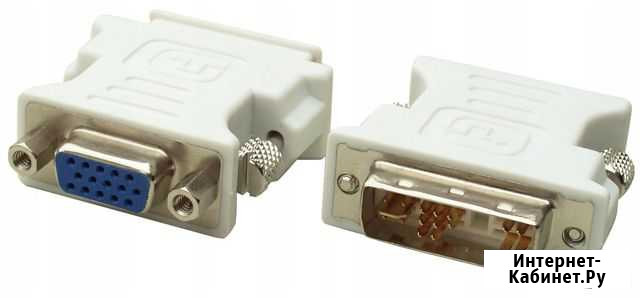Переходник Generic DVI-I на VGA(dsub 15), черный Новосибирск - изображение 1