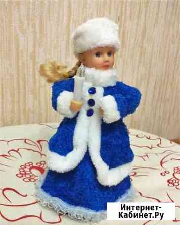 Снегурочка музыкальная под елку, 30 см, новая Челябинск