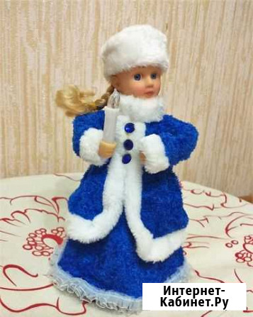 Снегурочка музыкальная под елку, 30 см, новая Челябинск - изображение 1