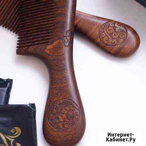 Натуральное дерево. Сандал. Расческа оздоровления Воронеж