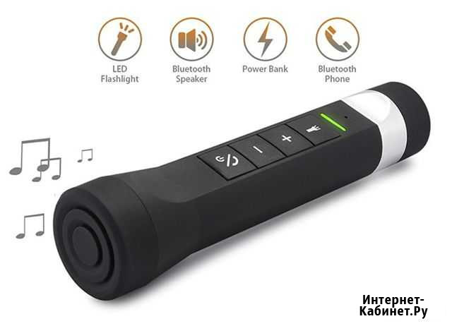 Велосипедная bluetooth-колонка фонарь Краснодар - изображение 1